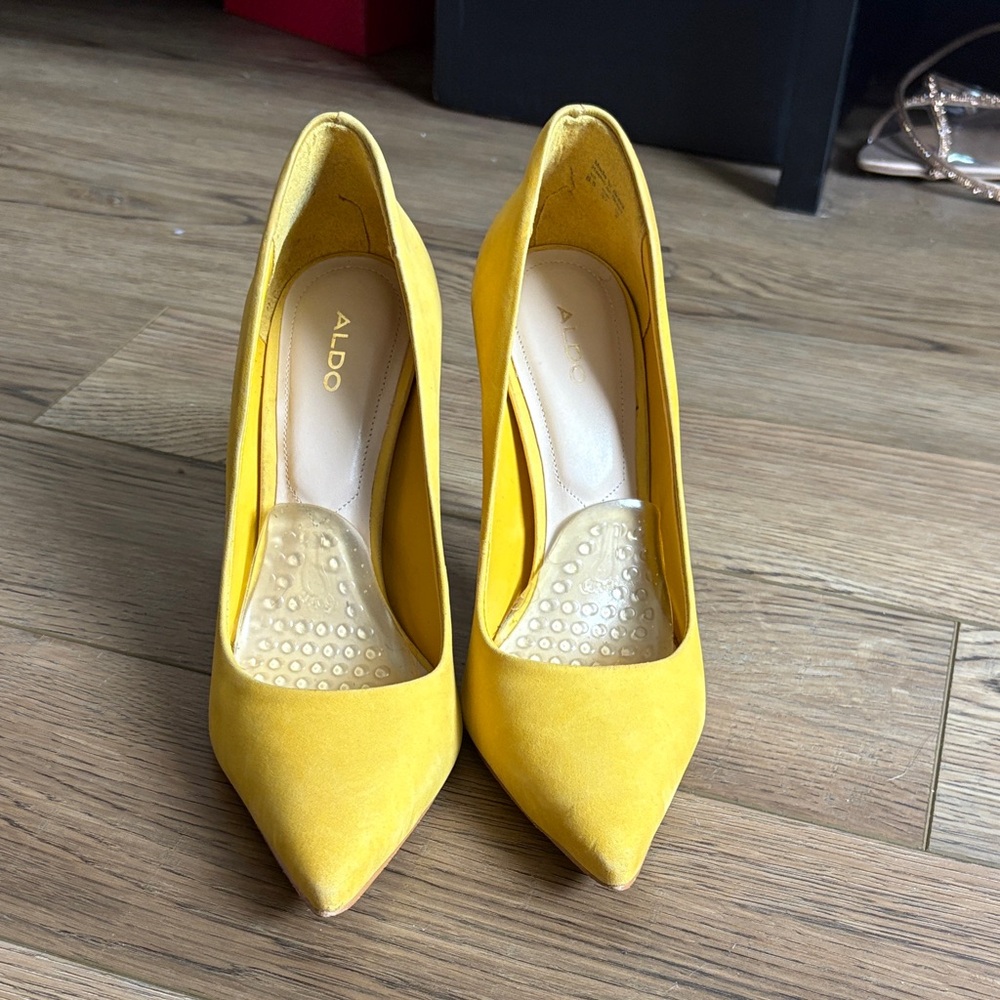 Aldo Bright Yellow Heels